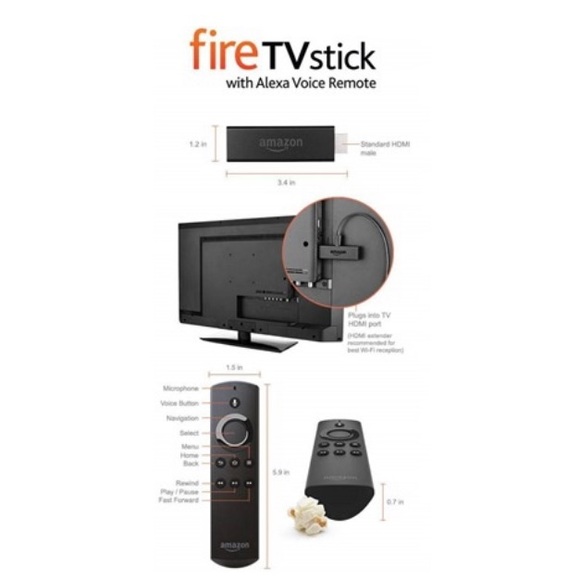 Fire TV Stick with Alexa Voice Remote, streaming media player - Picture 5 of 7